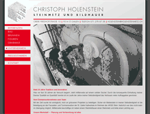 Tablet Screenshot of holensteinmetz.ch